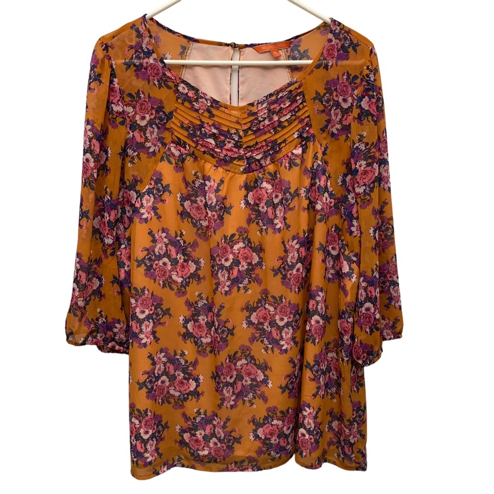ModCloth Retro Floral Top
